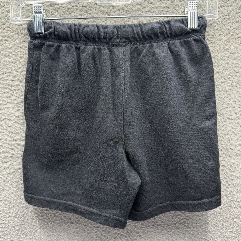 Carters Shorts Boy Size 8 Black Cotten Blend Drawstring Sweat Shorts Boys Size 8